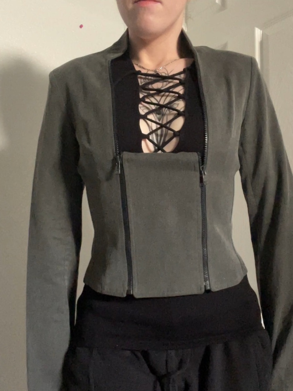Dior by Galliano rare grey convertible jacket